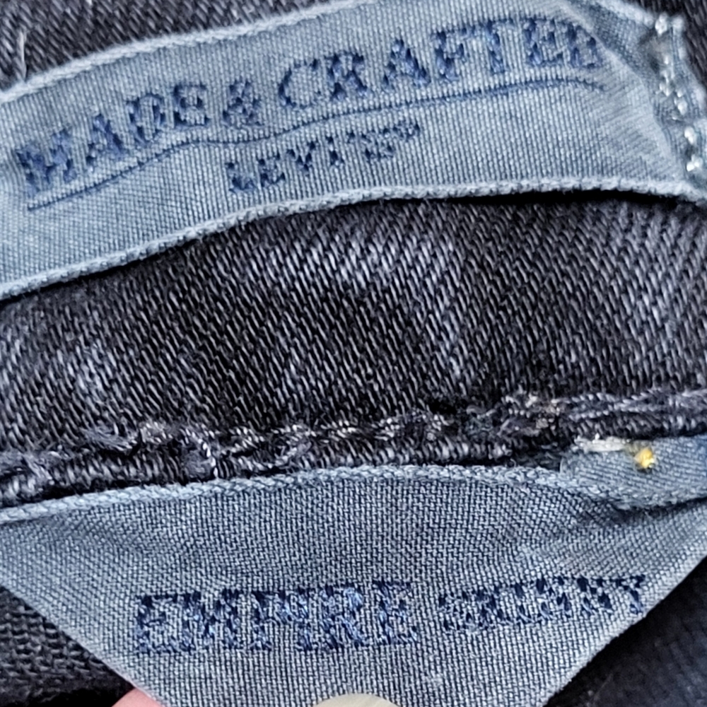 Levi's Made & Crafted Women's Dark Wash Empire Skinny Jeans - Size 28 - Picture 3 of 5